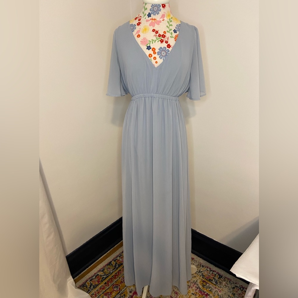 Show Me Your MuMu Periwinkle Blue Maxi Dress